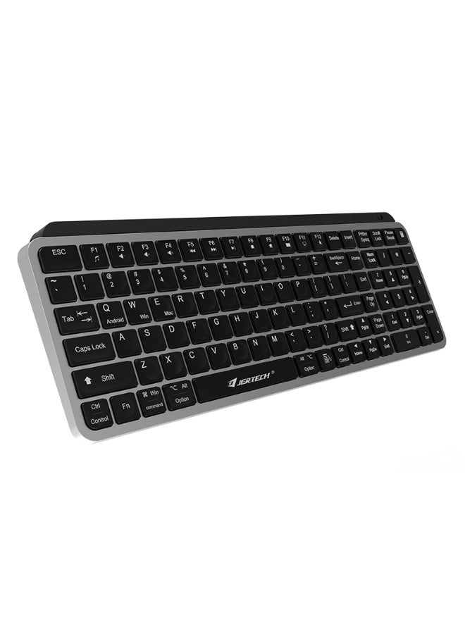 جيرتك لوحة مفاتيح لاسلكية KBT231، فائقة النحافة وقابلة لإعادة الشحن، مزودة بمفاتيح اختصار للوسائط، متوافقة مع أجهزة الكمبيوتر المكتبية والمحمولة وأجهزة Surface والتلفزيونات الذكية وأنظمة التشغيل Windows 11/10/8/7 - Image 2